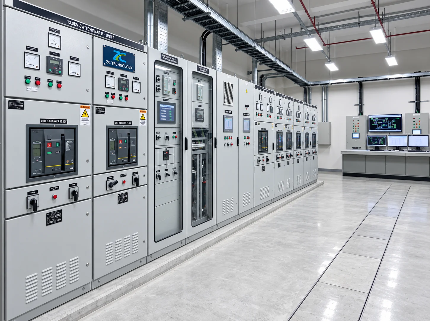 Complete electrical switchgear control panels